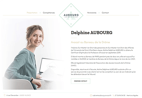 Site Delphine Aubourg